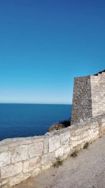 Bulgaristan 'ın Dobriç Bölgesi, Kaliakra Burnu' ndaki antik kalıntılar