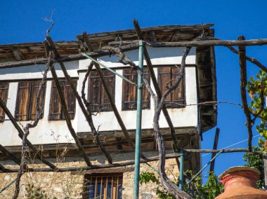 Pelion Dağı 'ndaki Pinakates Köyü, Teselya, Yunanistan