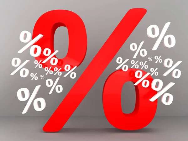 Percent signs — Stock Photo, Image