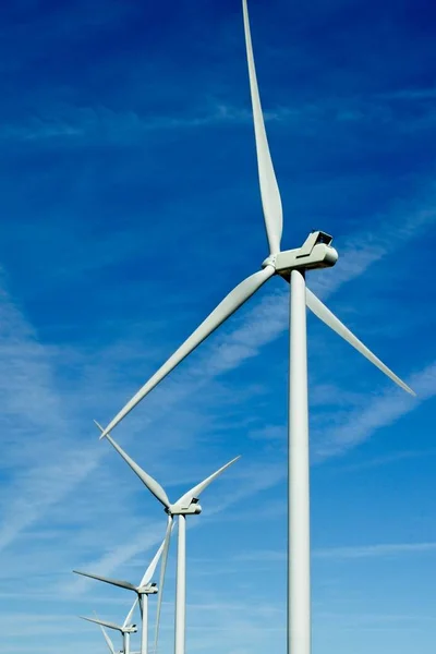 Turbines Éoliennes Sur Ranchland Texan — Photo