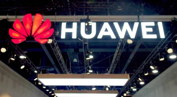 Лас Вегас Сша Января 2019 Года Несмотря Политические Противоречия Huawei — стоковое фото