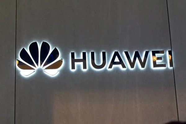Лас Вегас Сша Января 2019 Года Несмотря Политические Противоречия Huawei — стоковое фото