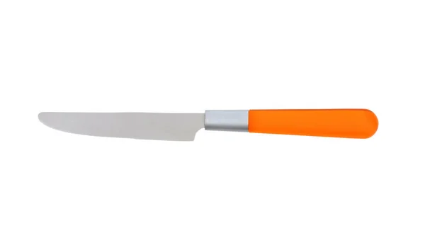 Uchwyt Noża Czysty Stół Orange — Zdjęcie stockowe