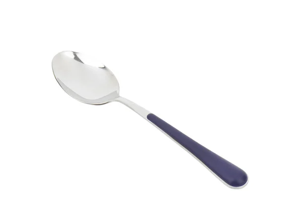 Small Table Spoon Blue Handle — Stock Photo, Image