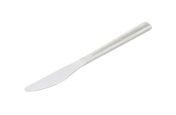 One Table Knife White Background — Stock Photo, Image