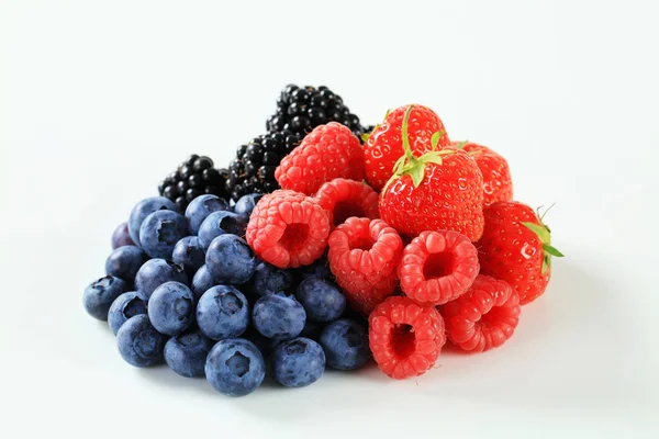 Heap Fresh Mixed Berries — Stock Photo, Image