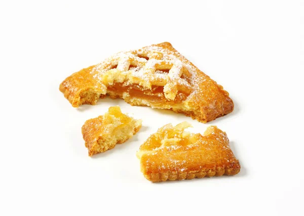 Kleine abrikoos taart Rechtenvrije Stockfoto's