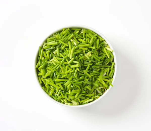 Fresh chopped chives — Stock Photo, Image