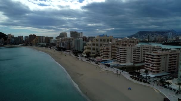 Miasta. Hiszpania. Anteny. 4K. dron — Wideo stockowe