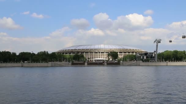 Moscow Russia May 2018 Moscow Big Sports Arena Stadium Luzhniki — Stock Video