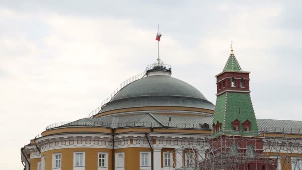 Dentro Moscou Kremlin Rússia Dia — Vídeo de Stock