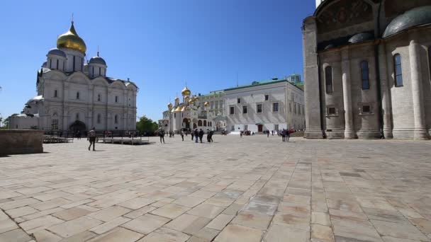 Moscú Rusia Mayo 2018 Dentro Del Kremlin Moscú Rusia Día — Vídeos de Stock