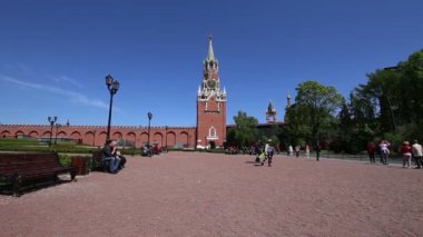 Moskova, Rusya 11 Mayıs 2018: Moskova Kremlin, Rusya (gün içinde)