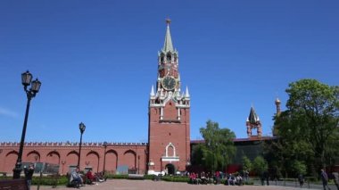 Moskova, Rusya 11 Mayıs 2018: Moskova Kremlin, Rusya (gün içinde)