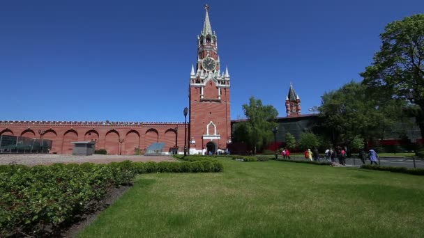 Moscow Russia May 2018 Moscow Kremlin Russia Day — Stock Video