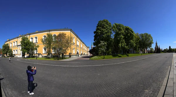 Moscow Rússia Maio 2018 Moscow Kremlin Russia Day Vista Panorâmica — Fotografia de Stock