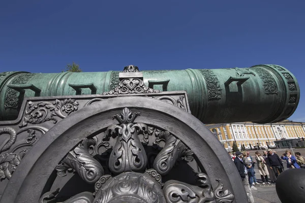 俄罗斯莫斯科 2018年5月11日 俄罗斯莫斯科克里姆林宫 沙皇大炮 — 图库照片