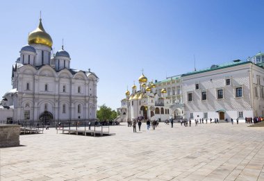 Moskova, Rusya 11 Mayıs 2018: Moskova Kremlin, Rusya (gün içinde)