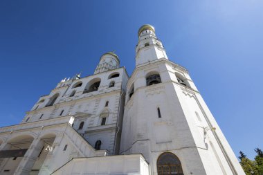 İçi Moskova Kremlin, Rusya (gün). Ivan büyük çan kulesi (Kolokolnya Ivana Velikogo) 