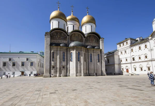 Moscow Russia May 2018 Moscow Kremlin Russia Day Assumption Cathedral — Stock Photo, Image