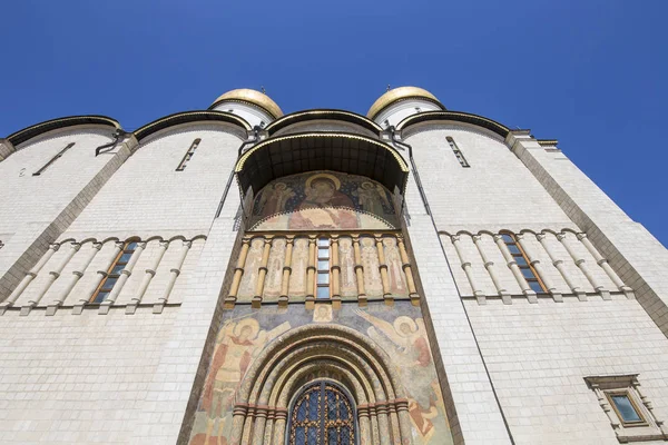 Uvnitř Moskevského Kremlu Rusko Den Nanebevzetí Panny Marie Cathedral Katedrála — Stock fotografie