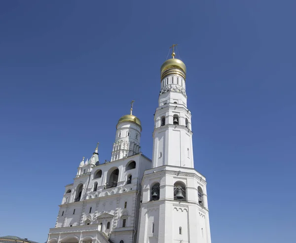 Στο Εσωτερικό Του Κρεμλίνου Μόσχας Ρωσία Ημέρα Μεγάλο Καμπαναριό Kolokolnya — Φωτογραφία Αρχείου