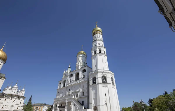 All Interno Del Cremlino Mosca Russia Giorno Ivan Grande Campanile — Foto Stock