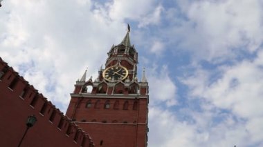 Spassky kule Moskova Kremlin, Rusya Federasyonu  