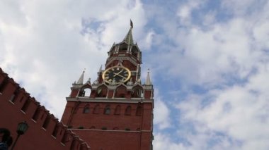 Spassky kule Moskova Kremlin, Rusya Federasyonu  