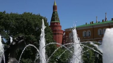 Moskova, Rusya 15 Haziran 2018: Heykel kompozisyon 
