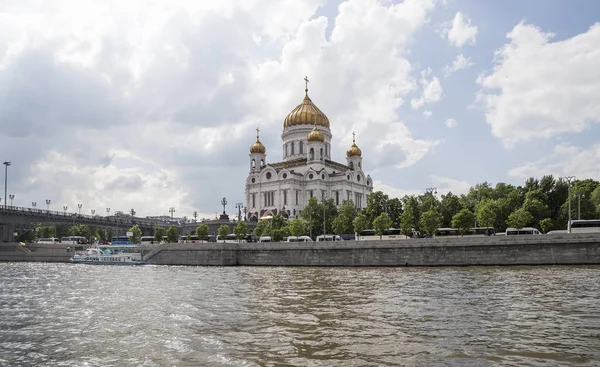 Москва Россия Мая 2018 Года Храм Христа Спасителя День Москва — стоковое фото