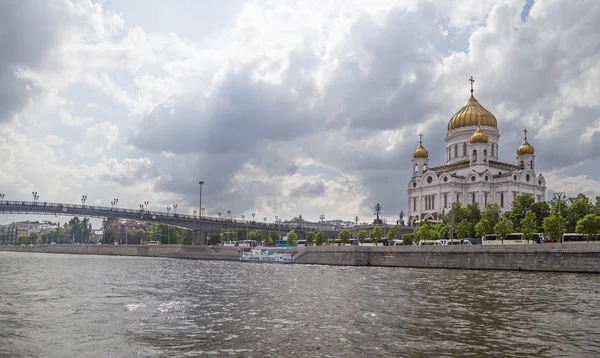 Москва Россия Мая 2018 Года Храм Христа Спасителя День Москва — стоковое фото