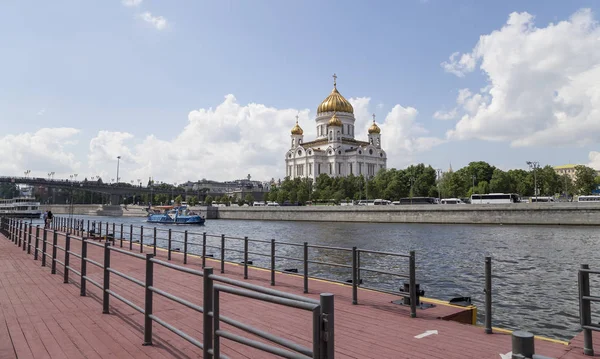 Μόσχα Μαΐου 2018 Ναός Του Σωτήρα Ημέρα Μόσχα Ρωσία — Φωτογραφία Αρχείου