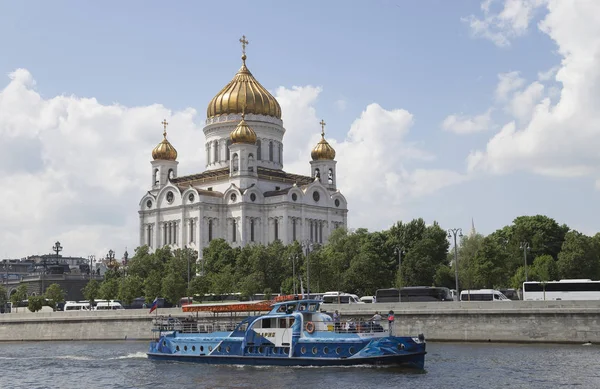 Moskva Ryssland Maj 2018 Kristus Frälsarens Katedral Dag Moskva Ryssland — Stockfoto