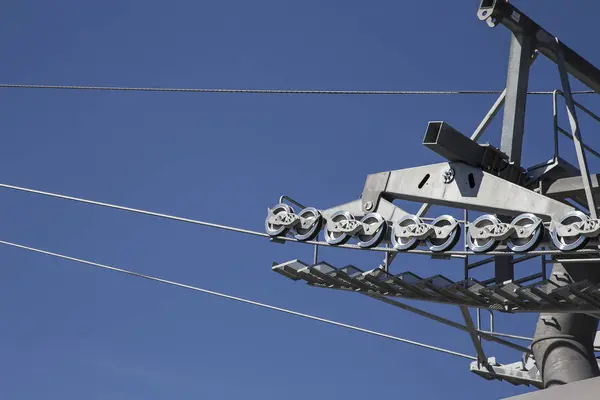 Moskau Russland August 2018 Die Seilbahn Seilbahn Auf Vorobyovy Gory — Stockfoto