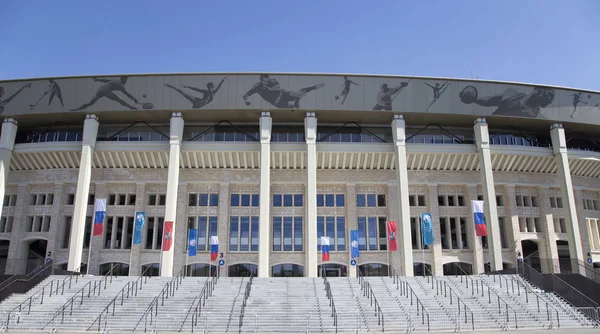 莫斯科 俄罗斯 2018年8月10日 莫斯科大体育竞技场 体育场 卢日尼基奥林匹克综合体 2018 在俄罗斯的国际足联世界杯体育场 — 图库照片
