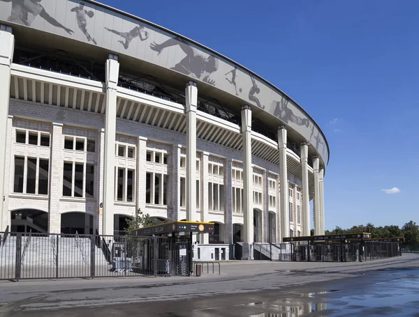 2018 ロシアのモスクワ モスクワの大きなスポーツ アリーナ スタジアム ルジニキ オリンピック コンプレックス ロシアの 2018 — ストック写真