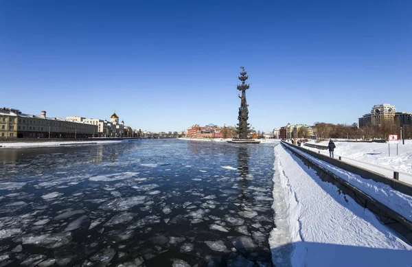 Moscow Russia March 2018 Piter Thirst Monument Russia Moskow Winter — Stock Photo, Image