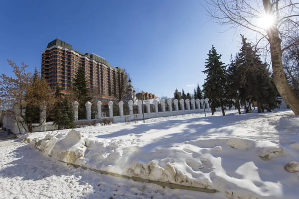 Moscow Russia March 2018 View President Hotel Downtown Winter Day — Stock Photo, Image