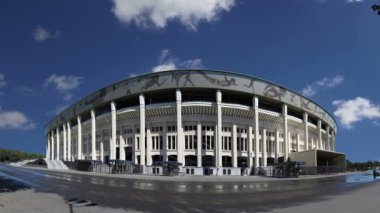 Moskova, Rusya 10 Ağustos 2018: Moskova büyük arena (Stadium) spor Luzhniki Olimpiyat karmaşık--Rusya 2018 FIFA Dünya Kupası Stadyumu 