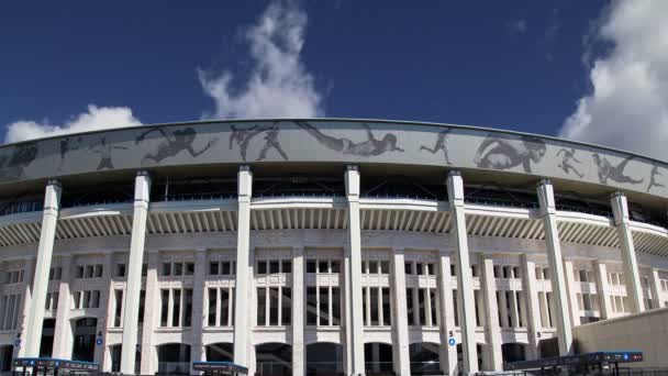 Moskva Ryssland Augusti 2018 Moskva Stora Sport Arena Stadion Luzhniki — Stockvideo