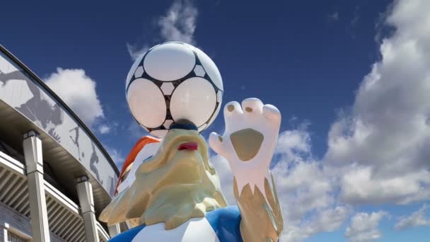 Moscú Rusia Agosto 2018 Mascota Oficial Copa Mundial Fifa 2018 — Vídeos de Stock