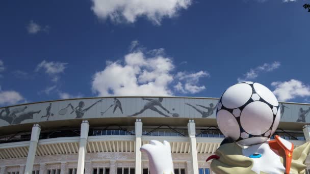 Moscú Rusia Agosto 2018 Mascota Oficial Copa Mundial Fifa 2018 — Vídeos de Stock