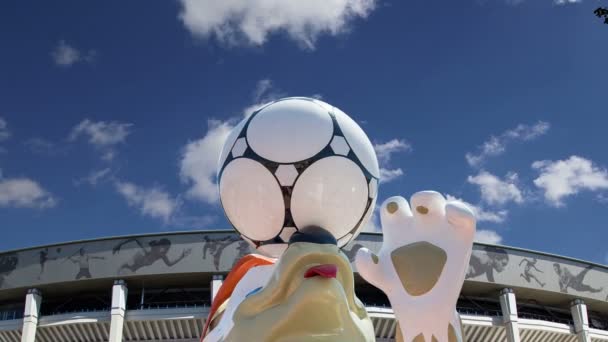 Moscow Rússia Agosto 2018 Mascote Oficial Copa Mundo Fifa 2018 — Vídeo de Stock