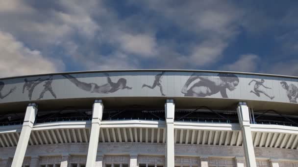 Moscú Rusia Agosto 2018 Moscú Gran Estadio Deportivo Estadio Luzhniki — Vídeo de stock