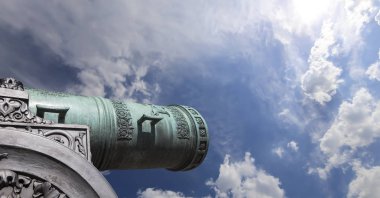 Çar top. Moskova Kremlin, Rusya (gün içinde). 