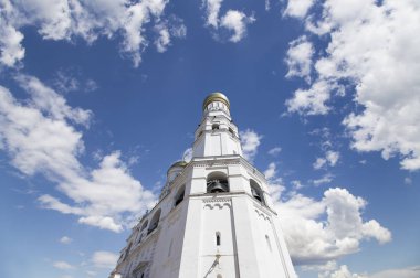 Ivan büyük çan kulesi (Kolokolnya Ivana Velikogo). Moskova Kremlin, Rusya (gün içinde). 