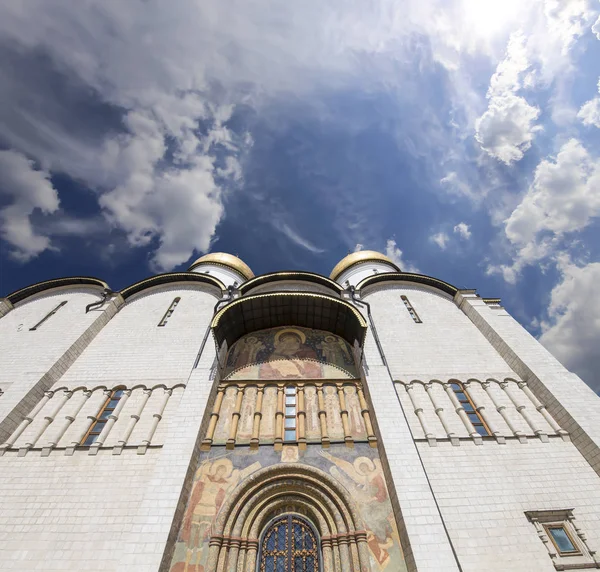 Assumption Cathedral Cathedral Dormition Uspensky Sobor Moscow Kremlin Russia Day — Stock Photo, Image