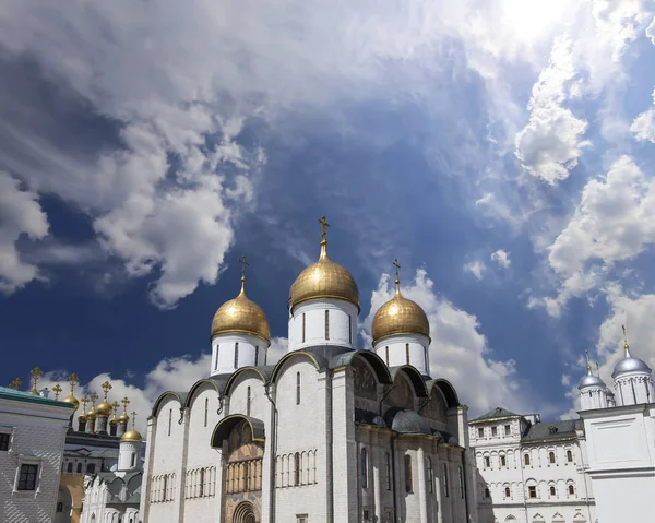 Nanebevzetí Panny Marie Cathedral Katedrála Dormition Uspenský Sobor Vnitřek Moskevského — Stock fotografie