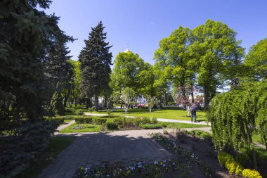 Moskova, Rusya 11 Mayıs 2018: Moskova Kremlin, Rusya (gün içinde). 